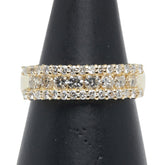 K18YG イエローゴールド ダイヤ1.00ct リング 指輪 レディース 12号 【中古】